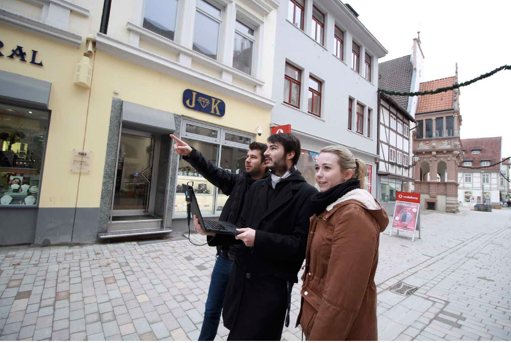 WLAN Messungen in der Stadt